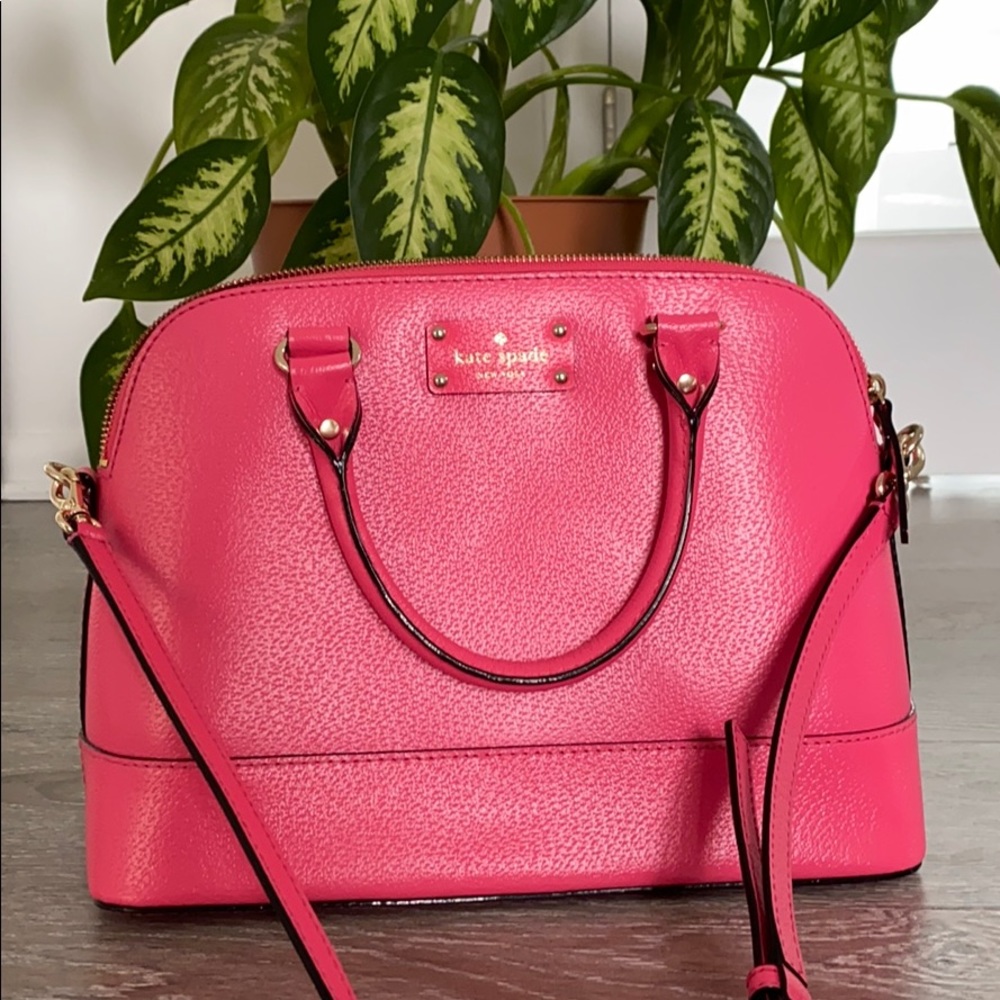 Hot Pink Kate Spade Handle Bag - Picture 3 of 4